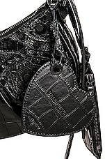 Balenciaga XS Le Cagole Shoulder Bag in Black, view 7, click to view large image.