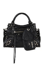 Balenciaga XS Neo Cagole Bag in Black, view 1, click to view large image.