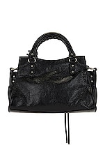 Balenciaga XS Neo Cagole Bag in Black, view 3, click to view large image.