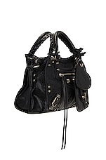 Balenciaga XS Neo Cagole Bag in Black, view 4, click to view large image.