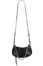 Balenciaga Mini Le Cagole Chain Bag in Black, view 1, click to view large image.
