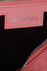 Balenciaga Small Le Cagole Shoulder Bag in Sweet Pink, view 6, click to view large image.