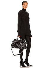 Balenciaga Neo Cagole City Bag in Black, view 2, click to view large image.