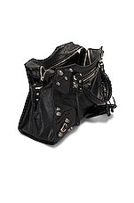 Balenciaga Neo Cagole City Bag in Black, view 5, click to view large image.