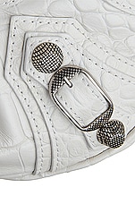 Balenciaga Mini Le Cagole Chain Bag in White, view 7, click to view large image.