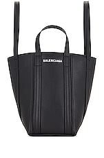 Balenciaga Everyday N/S Tote in Black & White, view 1, click to view large image.