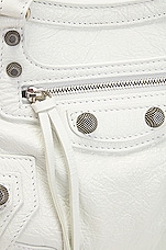 Balenciaga Extra Small Neo Cagole Bag in Optic White, view 8, click to view large image.