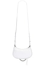 Balenciaga Mini Le Cagole Bag in Optic White, view 3, click to view large image.