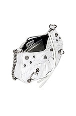 Balenciaga Mini Le Cagole Bag in Optic White, view 5, click to view large image.