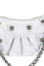 Balenciaga Mini Le Cagole Bag in Optic White, view 7, click to view large image.