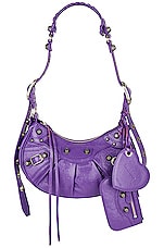 Vintage Balenciaga purple day hobo shoulder bag –