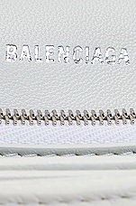 Balenciaga Small Crush Chain Shoulder Bag in Optic White, view 8, click to view large image.