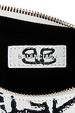 Balenciaga XS Le Cagole Shoulder Bag in Optic White, view 6, click to view large image.