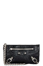 Balenciaga Le Cagole Pouch in Black, view 1, click to view large image.