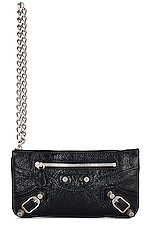 Balenciaga Le Cagole Pouch in Black, view 6, click to view large image.