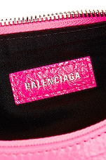Balenciaga Xs Le Cagole Shoulder Bag in Fluo Pink, view 6, click to view large image.