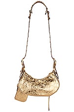 Balenciaga Xs Le Cagole Shoulder Bag in Gold, view 3, click to view large image.