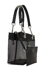 Balenciaga Small Duty Free Tote Bag in Black & White, view 4, click to view large image.