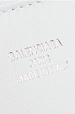 Balenciaga Large Duty Free Tote Bag in White & Black, view 6, click to view large image.