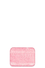 Balenciaga Cash Card Holder in Denim Pink & Black, view 2, click to view large image.