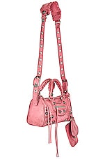 Balenciaga Mini Le Cagole Duffle Bag in Sweet Pink, view 4, click to view large image.
