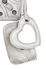 Balenciaga Mini Le Cagole Duffle Bag in Optic White, view 7, click to view large image.