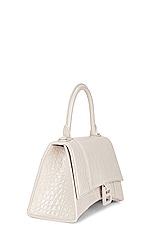 Balenciaga Small Hourglass Top Handle Bag in Nacre, view 5, click to view large image.