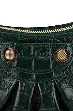 Balenciaga Le Cagole Mini Chain Bag in Forest Green, view 8, click to view large image.