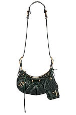 Balenciaga Xs Le Cagole Shoulder Bag in Forest Green, view 1, click to view large image.