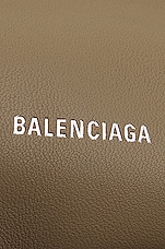 Balenciaga Medium Crush Chain Bag In Taupe in Taupe, view 7, click to view large image.