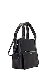 Balenciaga Xs Navy Cabas Bag in Black, view 4, click to view large image.