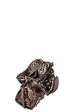 Balenciaga Xs Neo Cagole Bag In Dark Bronze in Dark Bronze, view 6, click to view large image.