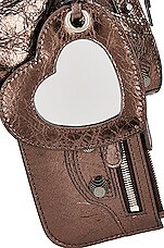 Balenciaga Xs Neo Cagole Bag In Dark Bronze in Dark Bronze, view 8, click to view large image.