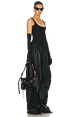 Balenciaga Medium Le Cagole Tote Bag In Black in Black, view 2, click to view large image.