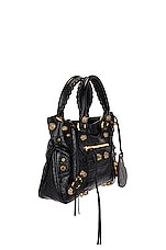 Balenciaga Medium Le Cagole Tote Bag In Black in Black, view 5, click to view large image.