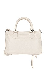 Balenciaga Medium Le Cagole Tote Bag In Nacre in Nacre, view 4, click to view large image.
