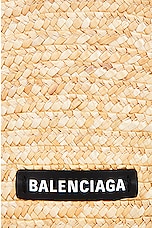 Balenciaga Medium Beach Tote Bag in Natural, view 8, click to view large image.