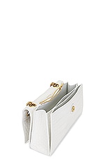 Balenciaga Small Crush Chain Bag In Optic White in Optic White, view 5, click to view large image.