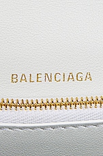 Balenciaga Small Crush Chain Bag In Optic White in Optic White, view 7, click to view large image.