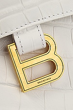 Balenciaga Small Crush Chain Bag In Optic White in Optic White, view 8, click to view large image.