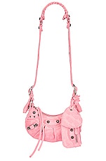 Balenciaga Xs Le Cagole Shoulder Bag in Pink, view 1, click to view large image.