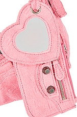 Balenciaga Xs Le Cagole Shoulder Bag in Pink, view 7, click to view large image.