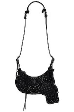 Balenciaga Xs Le Cagole Shoulder Bag in Black, view 1, click to view large image.