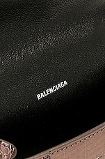Balenciaga Xs Hourglass Top Handle Bag in Dark Bronze, view 7, click to view large image.