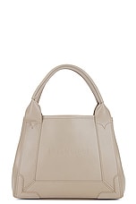 Balenciaga Xs Navy Cabas Bag in Taupe, view 1, click to view large image.