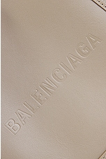 Balenciaga Xs Navy Cabas Bag in Taupe, view 8, click to view large image.