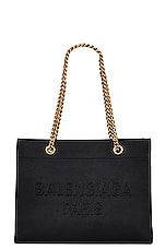 Balenciaga Duty Free Medium Tote Bag in Black, view 1, click to view large image.