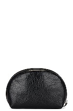 Balenciaga Le Cagole Cosmetic Pouch in Black, view 2, click to view large image.