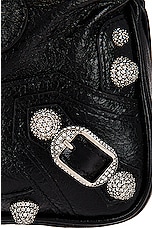 Balenciaga Neo Cagole With Strass Small Tote Bag in Black, view 8, click to view large image.