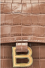 Balenciaga Crush Small Chain Bag in Dark Mink Grey, view 8, click to view large image.